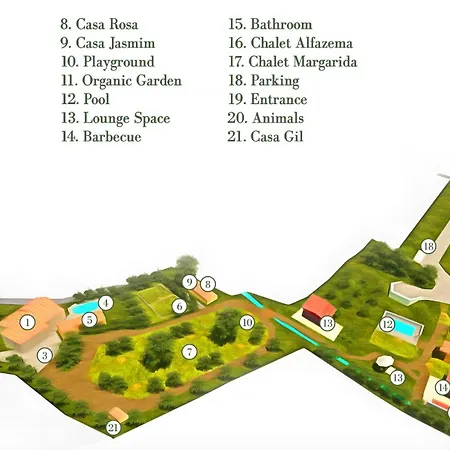 Chalé Casa Gil, Quinta Carmo - Alcobaça/ Nazaré